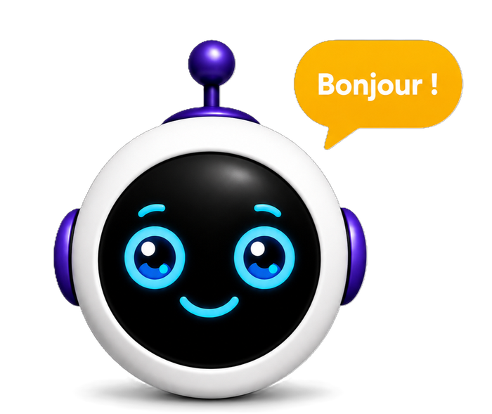 La mascotte BEN dit bonjour